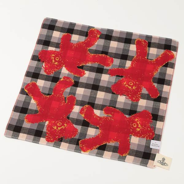 ヴィヴィアンウエストウッド　Vivienne Westwood　大判ガーゼハンカチ無料ラッピング指定可　明日楽対応商品　v5902　【ギフト　プレゼント　ブランド　定番　】