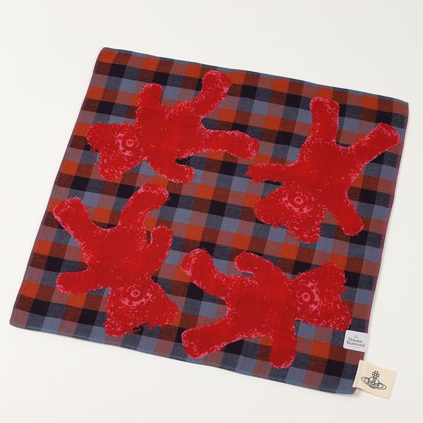 ヴィヴィアンウエストウッド　Vivienne Westwood　大判ガーゼハンカチ無料ラッピング指定可　明日楽対応商品　v5903　【ギフト　プレゼント　ブランド　定番　】