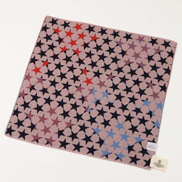 ヴィヴィアンウエストウッド　Vivienne Westwood　大判ガーゼハンカチ無料ラッピング指定可　明日楽対応商品　v5904　【ギフト　プレゼント　ブランド　定番　】