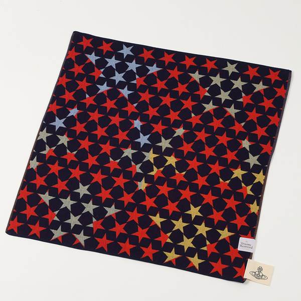 ヴィヴィアンウエストウッド　Vivienne Westwood　大判ガーゼハンカチ無料ラッピング指定可　明日楽対応商品　v5905　【ギフト　プレゼント　ブランド　定番　】