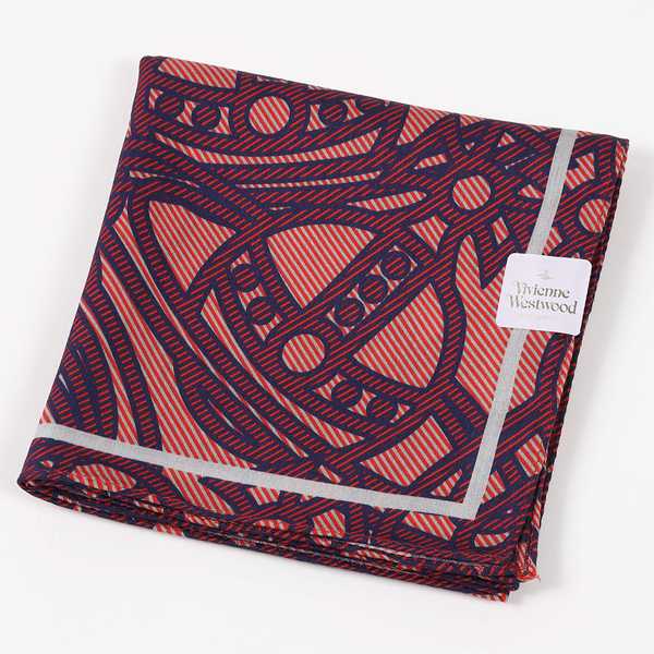 ヴィヴィアンウエストウッド　Vivienne Westwood　大判ハンカチ無料ラッピング指定可　明日楽対応商品　v6017　【　ギフト　プレゼント　ブランド　定番　】