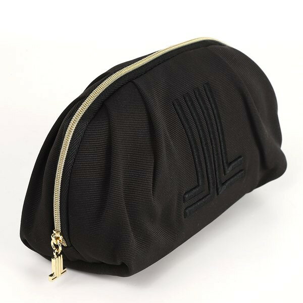 Rakuten - ランバン LANVIN ポーチ ブランド 小物入れ かわいい 化粧ポーチ メイクポーチ 旅行 トラベル コンパクト おしゃれ 収納 プレゼント 自立 ギフト 持ち歩き 女性 レディース ブラック 黒 大きめ シンプル 整理 マチ 推し活 機能的 軽量 エレガント 人気 無料ラッピング指定可
