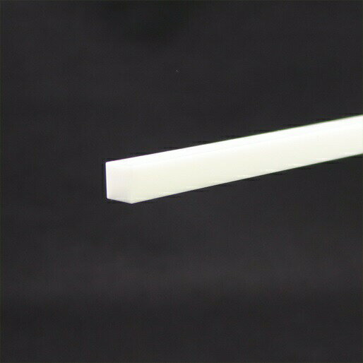 アクリル インテリア 補材 白 溝なし 10×10×500mm 組立 工作 補強 接着 DIY アクリサンデー