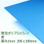 PPクラフトシート 発泡タイプ 青(HP4) 厚み3mm 200mm×300mm ポリプロピレン 軽量 印刷可能 仕切り板 DIY アクリサンデー