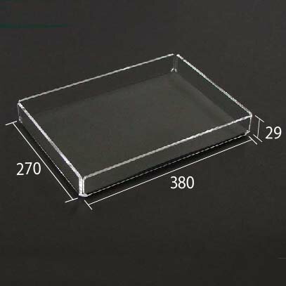 アクリルトレー 幅27×奥行38×高さ2.9cm 厚み3mm 小物整理 AT-4 アクリサンデー