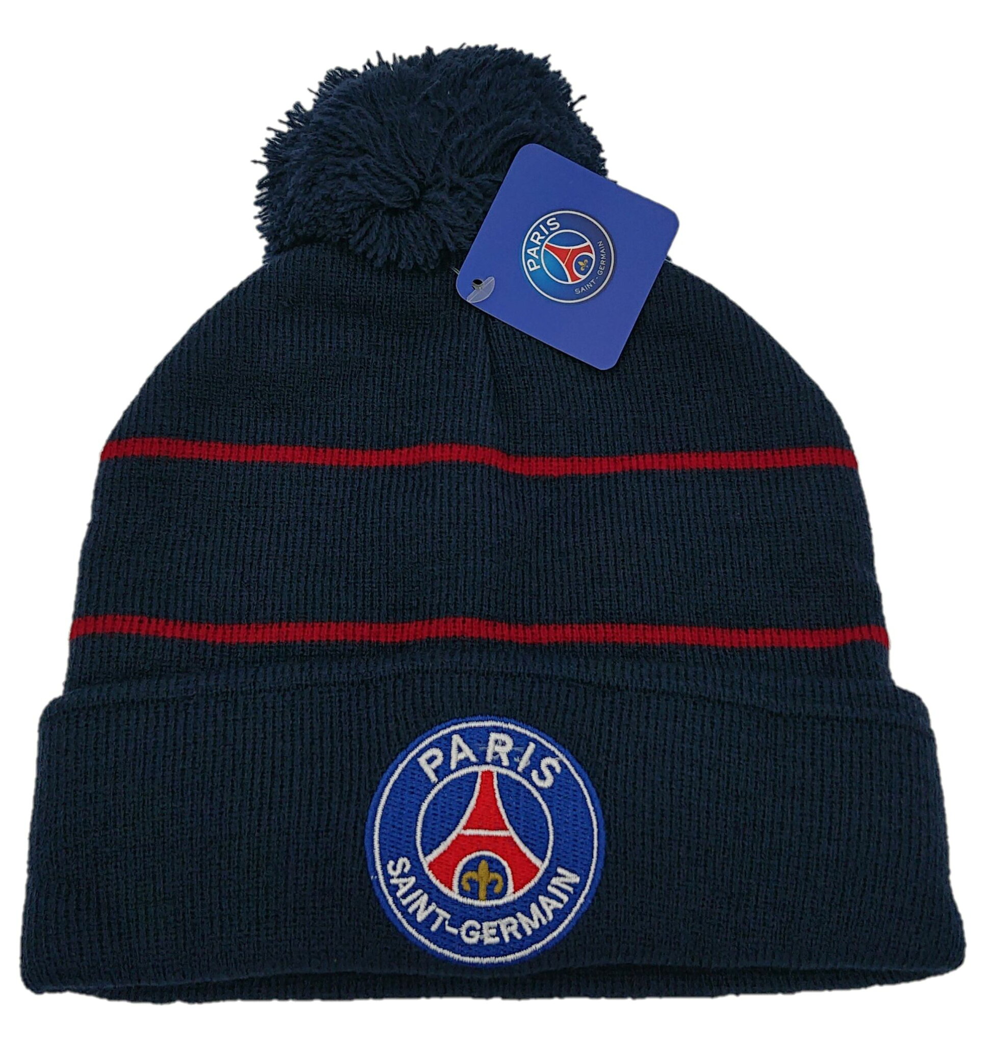 ニット帽 サッカー防寒具 PSGオフィシャルグッズ 海外サッカーオフィシャルアイテム フットボール パリサンジェルマン PSG ビーニー【直輸入品】adult unisex 男女兼用 Paris Saint Germain Official Goods