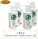 ヘナ シャンプー & コンディショナー カラーリング 白髪染め 2本セット ヘナシャンプー ヘナコンディショナー Henna Color shampoo & c..