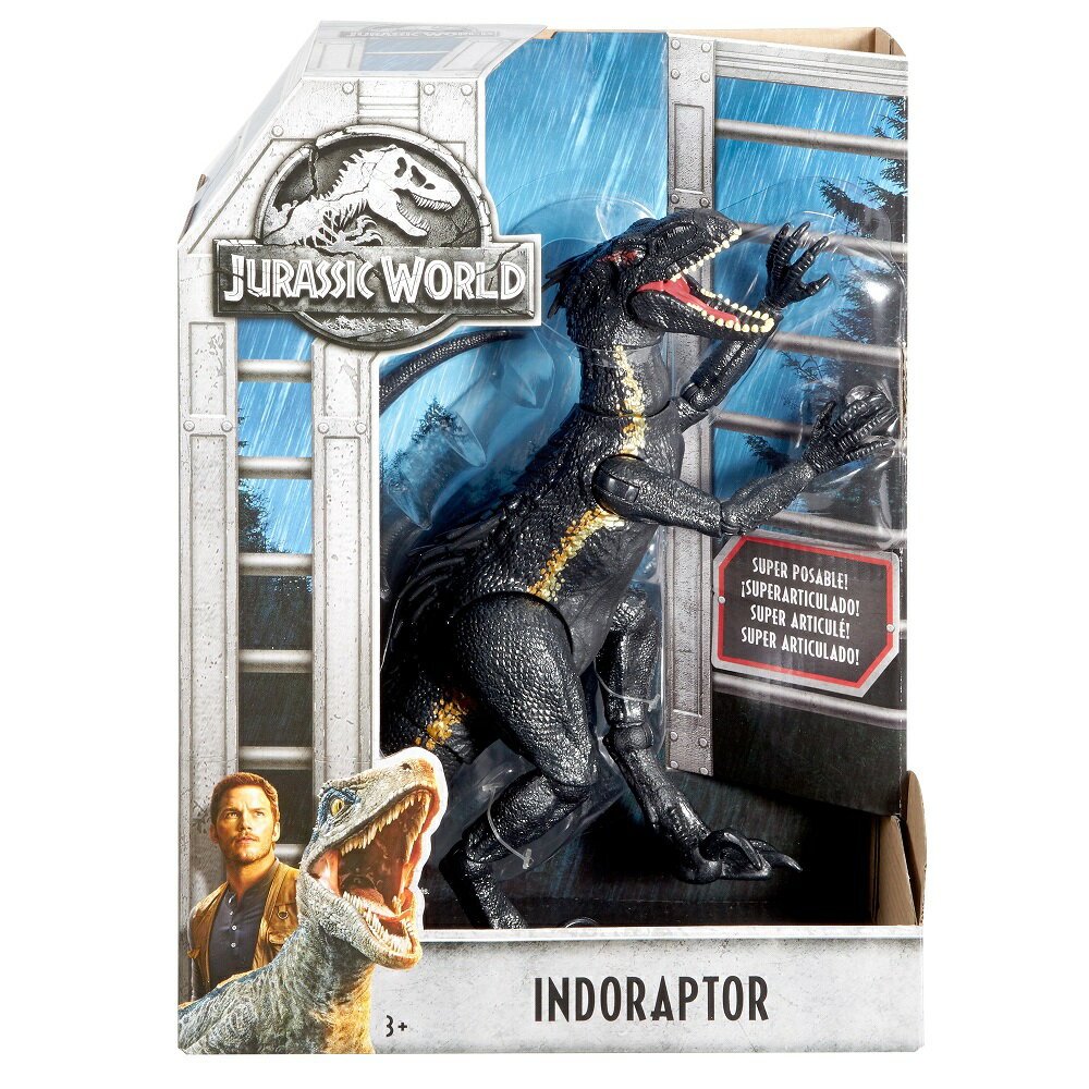 ジュラシック・ワールド インドラプトル FVW27 マテル製映画 ジュラシックワールド 炎の王国 Jurassic World Indoraptor figure Dinosaur Mattel製 / 恐竜フィギュア / 恐竜おもちゃ 公式ライセンス製品 インドラプトル アクションフィギュア