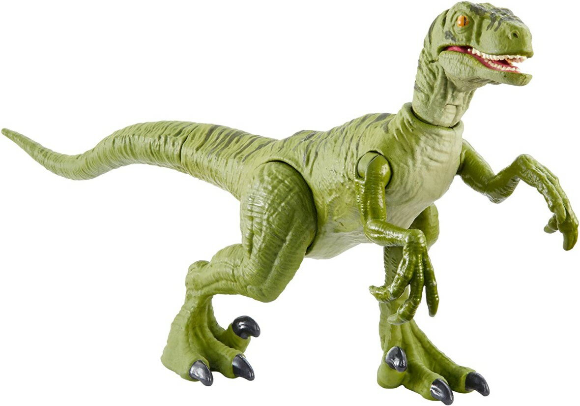 ジュラシック ワールド 2020 サベッジ ストライク アクションフィギュア ヴェロキラプトル チャーリー MATTEL JURASSIC WORLD SAVAGE STRIKE Action Figure VELOCIRAPTOR Charlie 映画 2 炎の王国 続編 恐竜 マテル フィギュア グッズ おもちゃ attack pack アタックパック