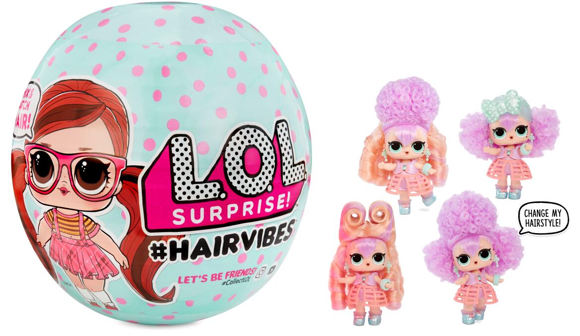 L.O.L. Surprise 即納 LOLサプライズ ヘアーバイブス HAIRVIBES おもちゃ 人形 女の子用 lolサプライズ hairvibes ヘアバイブス hair 着せ替え人形 女の子用 おもちゃ サプライズ プレゼント 贈り物 ヘアバイブ L.O.L.サプライズ hairvibe LOL ヘアーバイブ