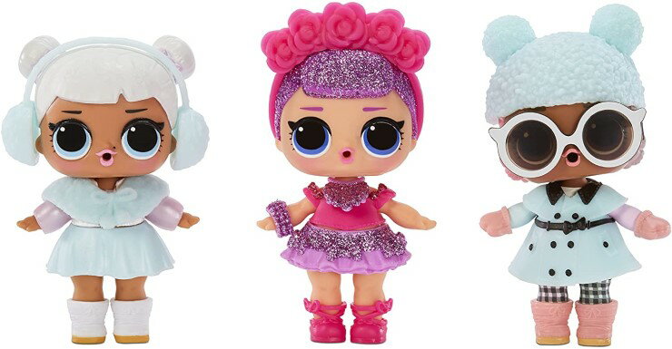 【L.O.L.Surprise】LOLサプライズコンフェッティプレゼントサプライズリリースドールwith15サプライズアイスパイアンダーラップスConfettiPresentSurpriseamp;#8211;Re-ReleasedDollunderwrapslolサプライズおもちゃ人形プレゼント女の子用白