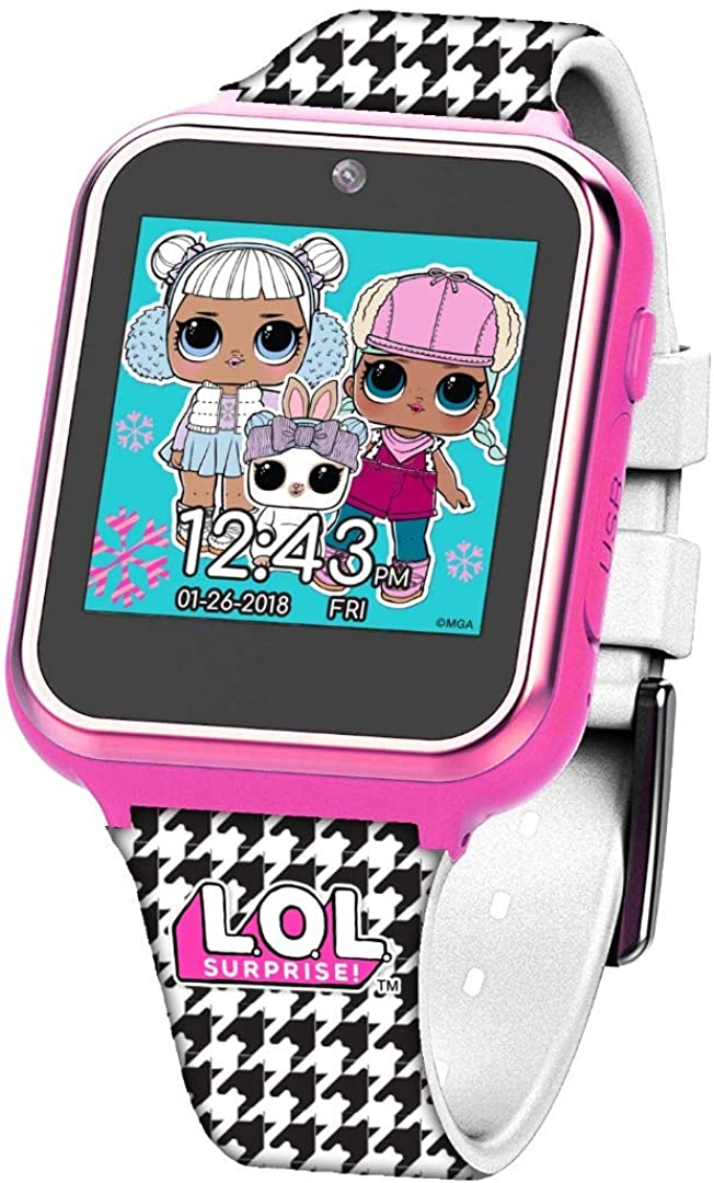 L.O.L. Surprise 日本語説明書付 L.O.L.サプライズ タッチスクリーン スマートウォッチ Touch- Screen Smartwatch lolサプライズ /おもちゃ/女の子用/キッズ時計/ゲーム/プレゼントサプライズ LOL 時計 自撮り カメラ 電卓 グッズ kidizoom DX2 LOL版 part1 / LOL4296