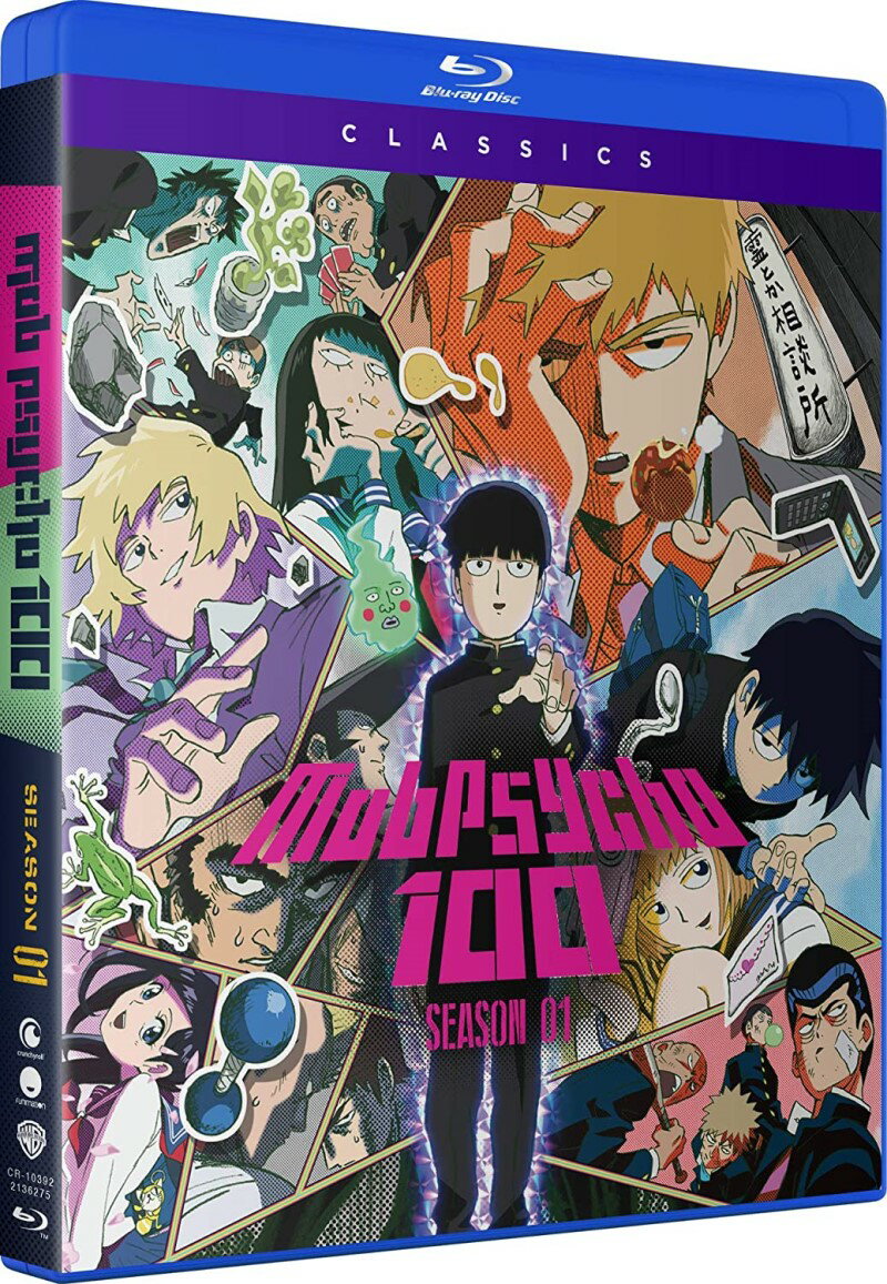 モブサイコ100 即納 第1期 全12話 BOX セット blu-ray ブルーレイ BD 2枚組 Mob Psycho 100 Season 1 - classics complete 北米版 新盤 日本語 英語 モブサイコ シーズン1 全話 コンプリート