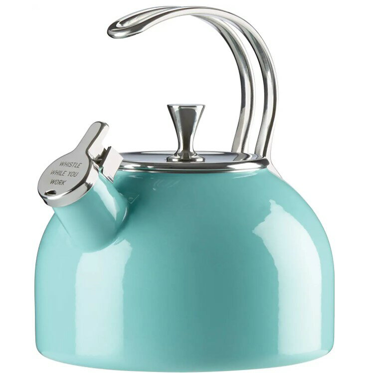 Kate Spade New York 即納 ケイトスペード やかん　ケトル　Kettle 2.4L 2.5L　2.4リットル　2.5リットル おしゃれ かわいい インテリア ケイト スペード キッチン用品 all in good taste ニューヨーク ターコイズブルー グリーン ターコイズ Turquoise 青 緑トルコ石