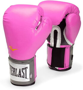 Everlast エバーラスト pink 12オンス プロスタイル　練習用　ボクシンググローブ 12oz ピンク　フィットネス fitness boxing gloves ボクササイズ / unisex 男女兼用 womenレディース /トレーニング用 pro style training gloves / ボクシング　グローブ pink