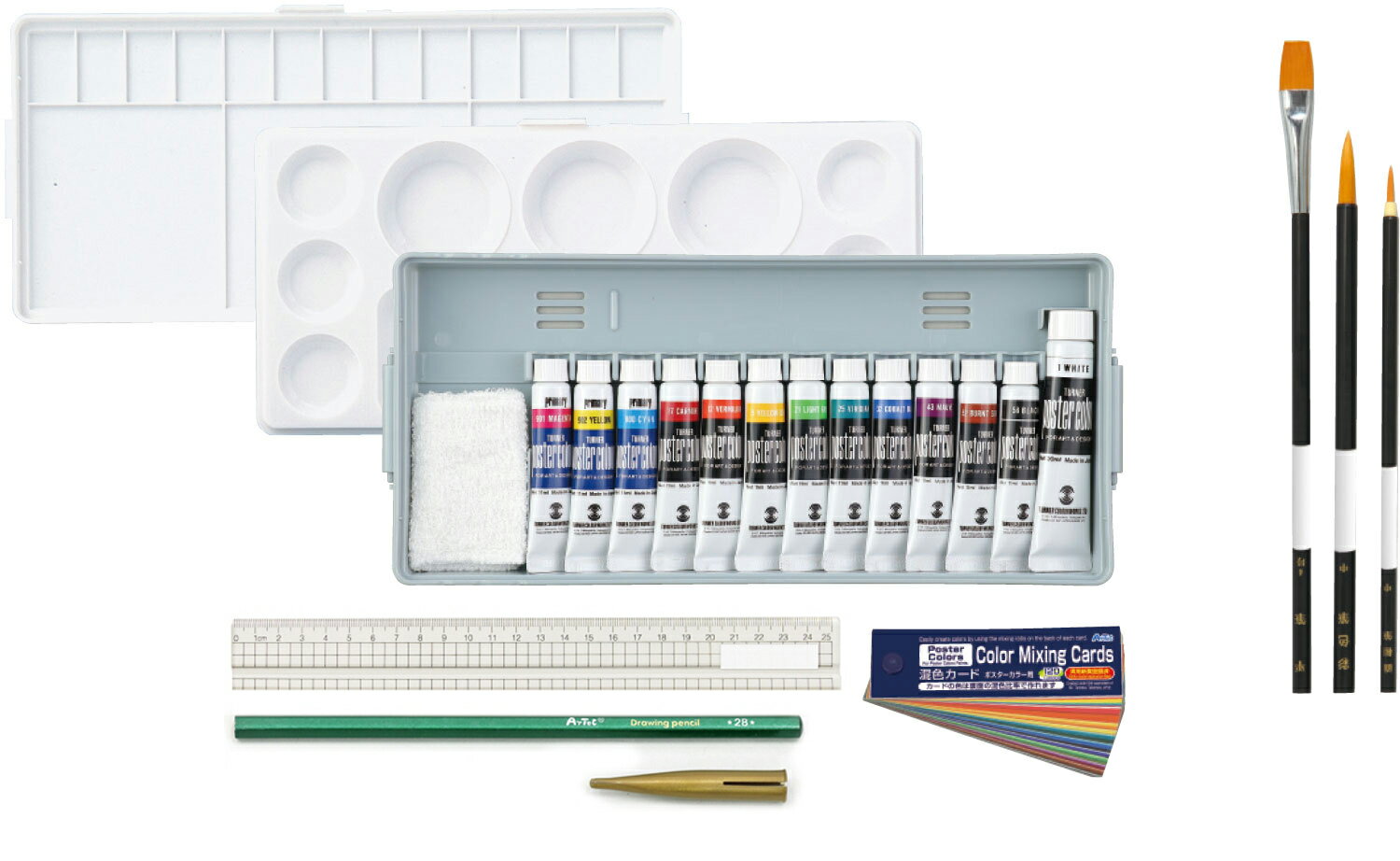 T PC三原色スタテ゛ィセット13色13本シンフ゜ルC