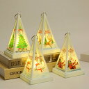 christmas light 2024年NEW 三角形クリスマス装飾LEDライト 4種類デザイン 本体ホワイト色 点灯色暖色 1.5V単4電池2本使用 テスト...