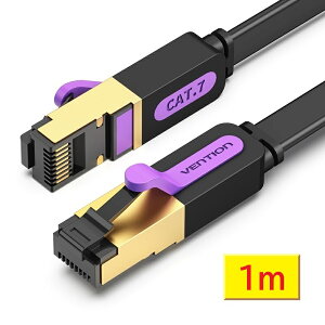 CAT7 10GBASEб Ķ®10Gbps/600MHz ѥΥ եåȥ LAN֥ (1.0m)