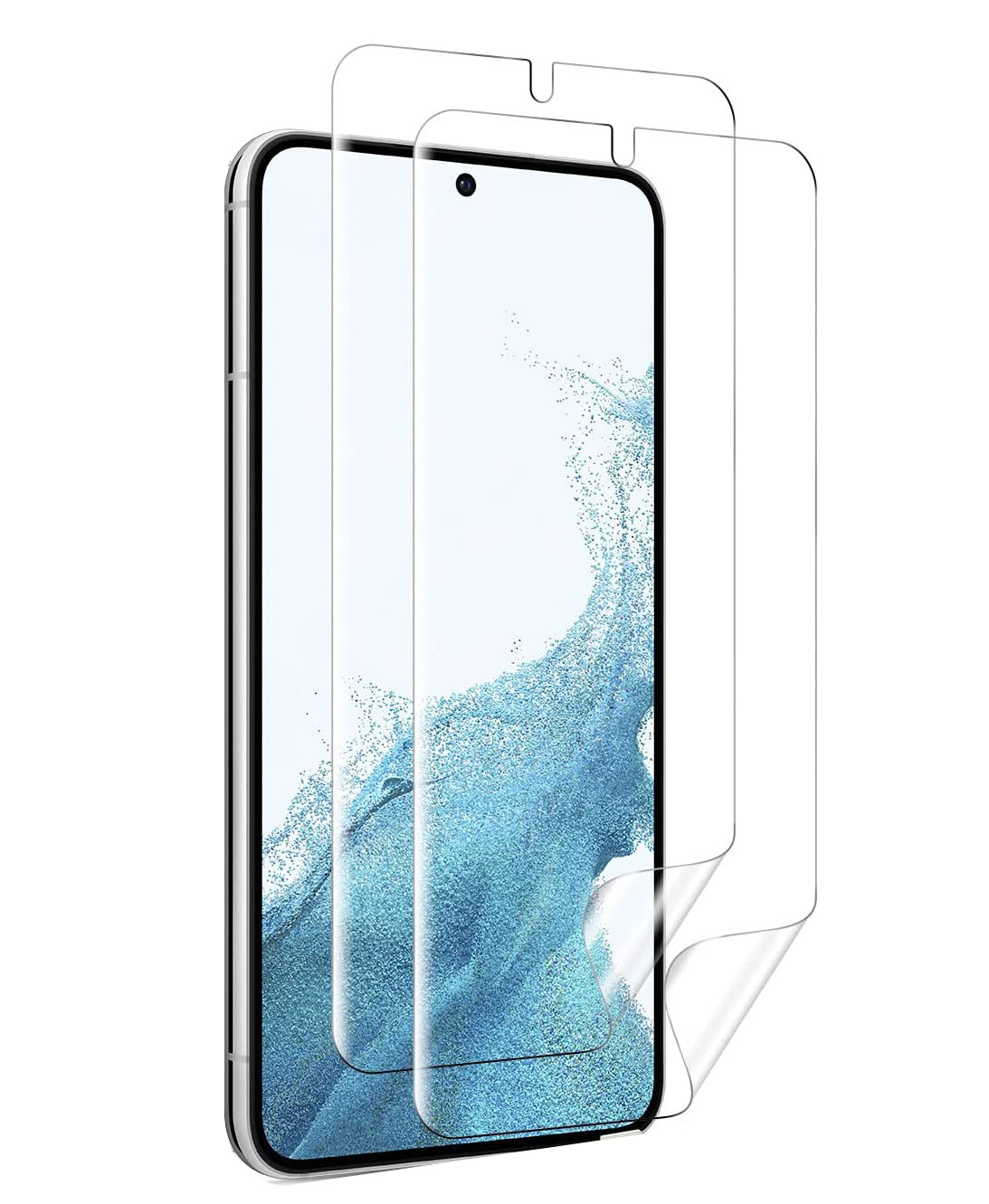 Samsung Galaxy S22 SCG13 SC-51C 透明液晶保護フィルム TPU全面保護シール 極薄 衝撃吸収 指紋防止 気泡防止 全面吸着 液晶画面保護 指紋防止 油、汚れ、傷防止に 落下破損防止 clear type resin film Protector Sheet