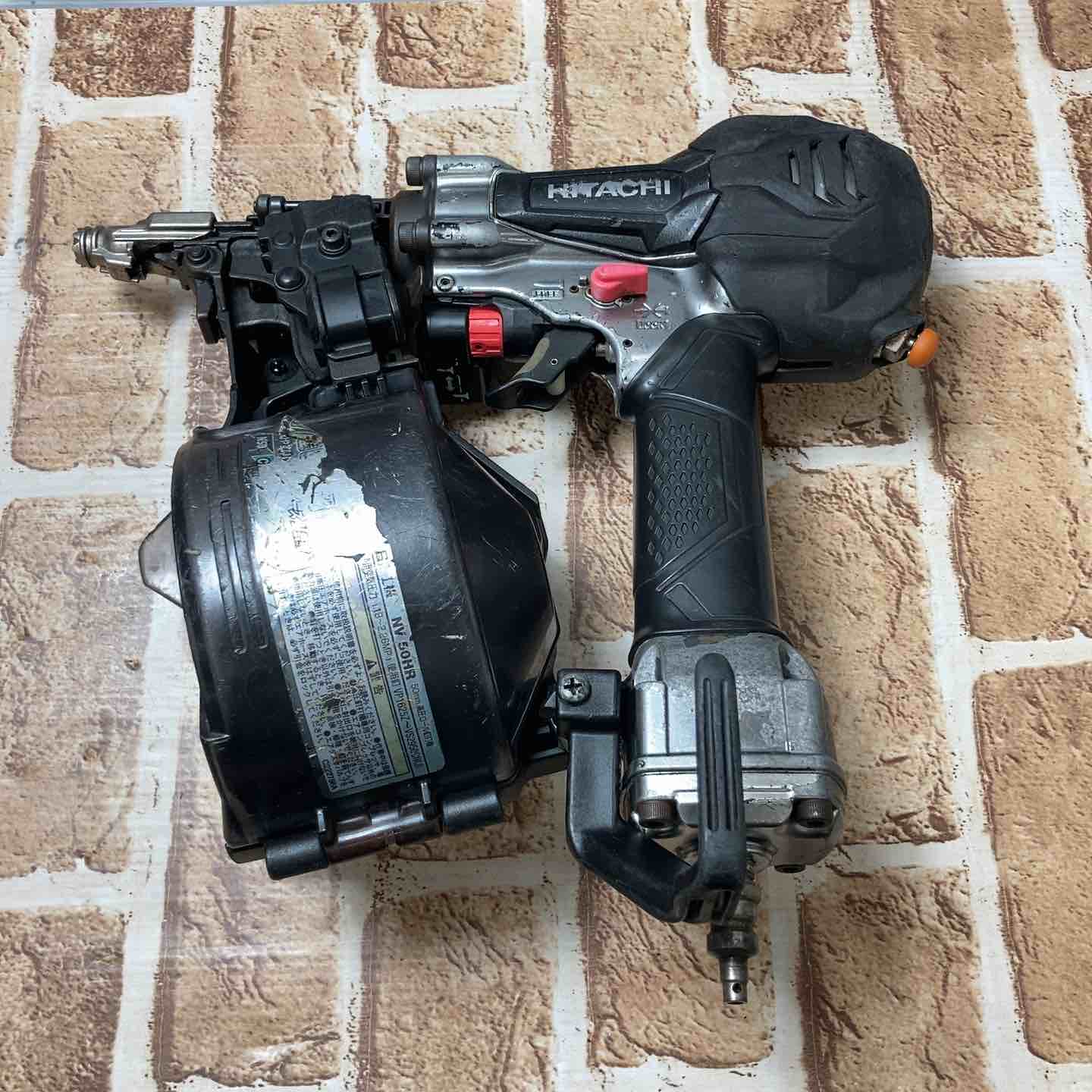 【中古】◇ハイコーキ(HIKOKI ※旧:日立工機) 高圧エア釘打ち機 NV50HR(SGK) 銀鏡モデル【所沢店】