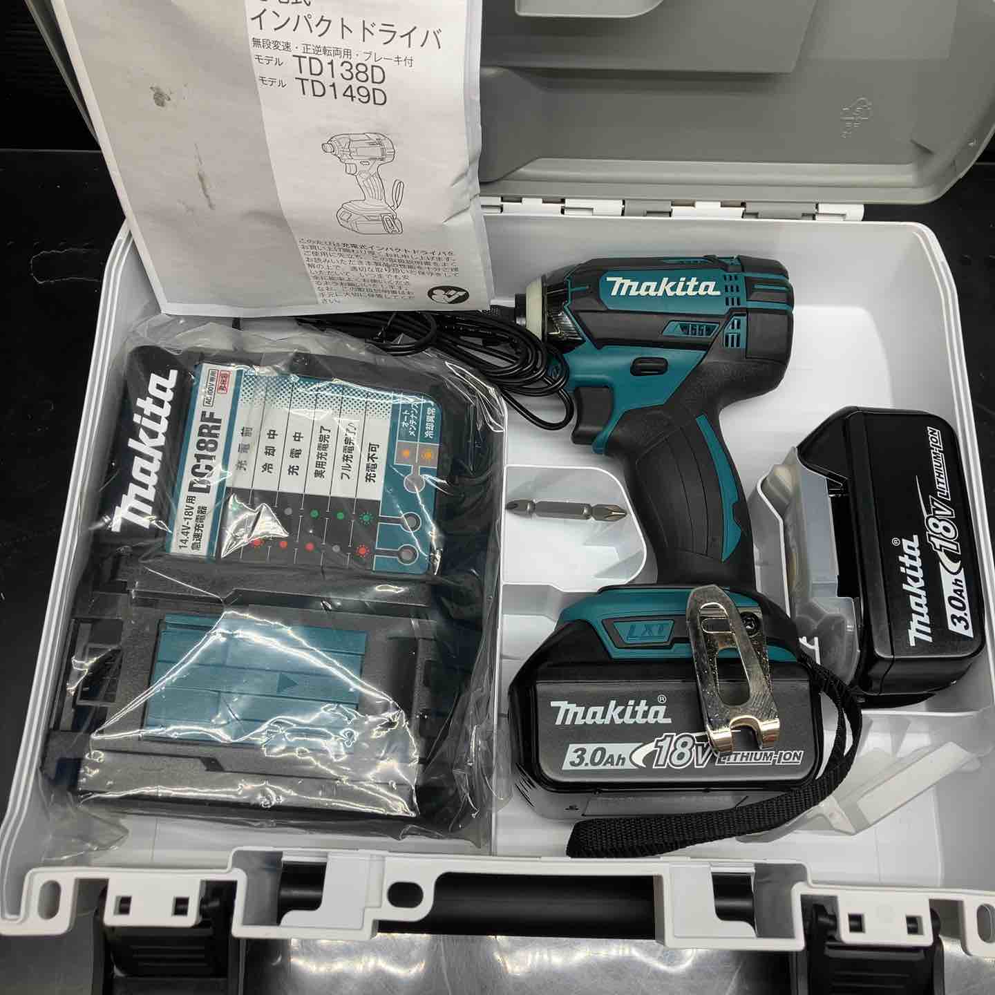 マキタ TD149DRFX インパクトドライバー【野田愛宕店】【店頭取引限定】【中古】ITM0BNWCW2XQ マキタ 18Vインパクトドライバ 青 TD149DRFXの通販｜ドリル
