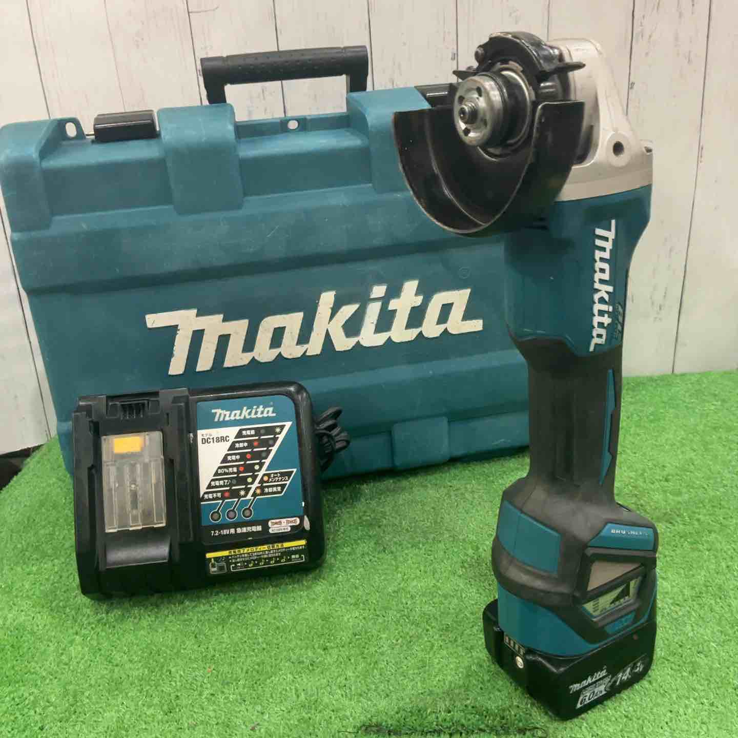 ☆中古品☆ makita マキタ 14.4V 165mm 充電式丸ノコ HS630D 青/ブルー 