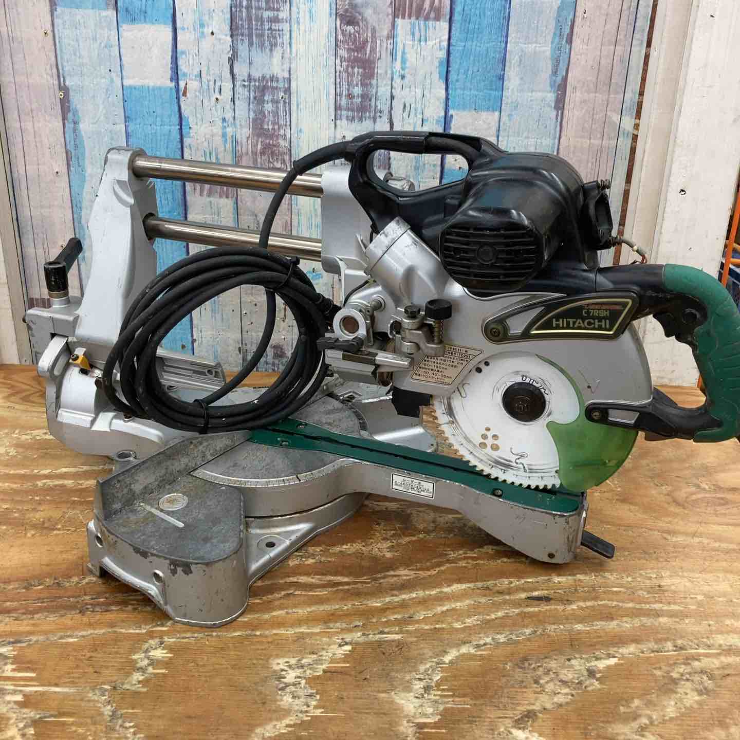 ☆動作品☆消耗少☆日立工機 HITACHI 卓上スライド丸ノコ 216mm