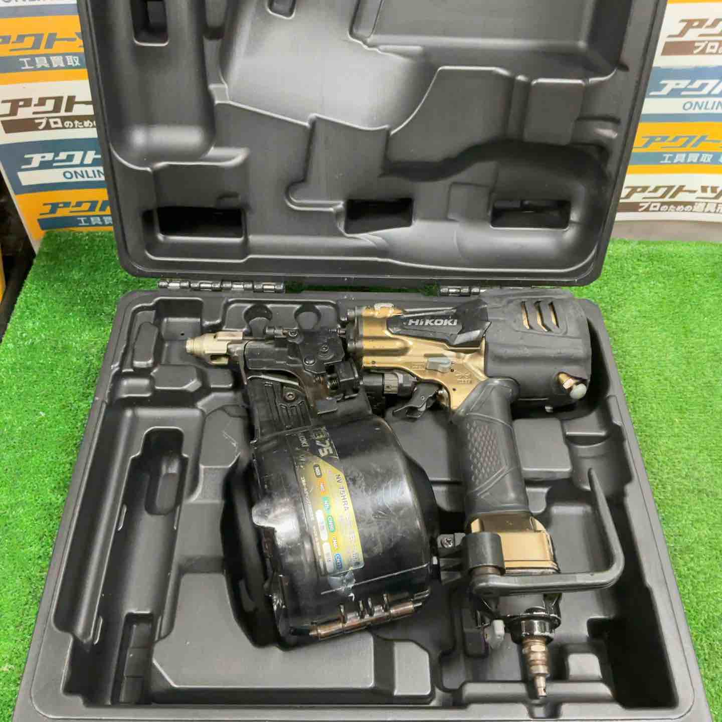 日立工機 NV75HJ 高圧釘打ち機【野田愛宕店】【店頭取引限定】【中古】管理番号：ITMHB9COM0P4 ロール釘打ち機の中古が安い！激安で譲ります・無料であげます｜ジモティー