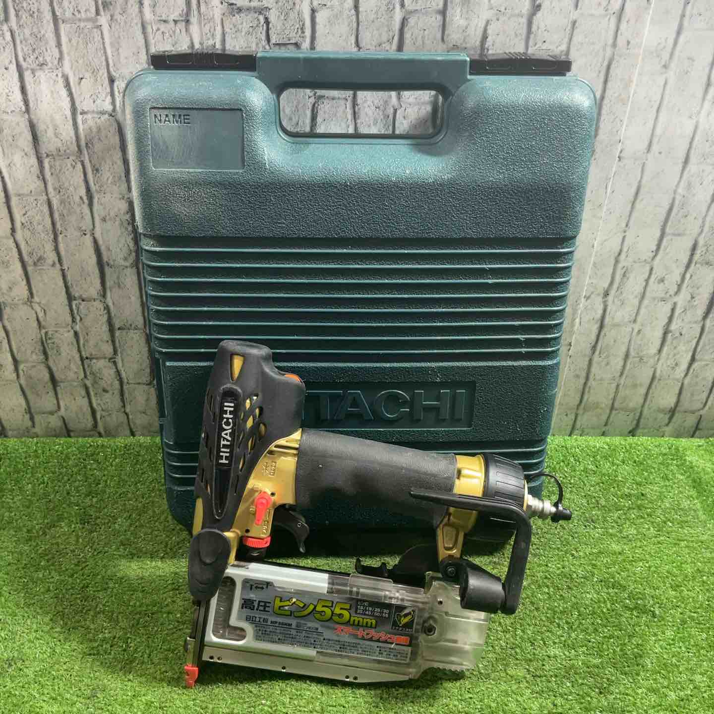 【中古】★ハイコーキ(HIKOKI ※旧:日立工機) 高圧ピンネイラ NP55HM【川口店】