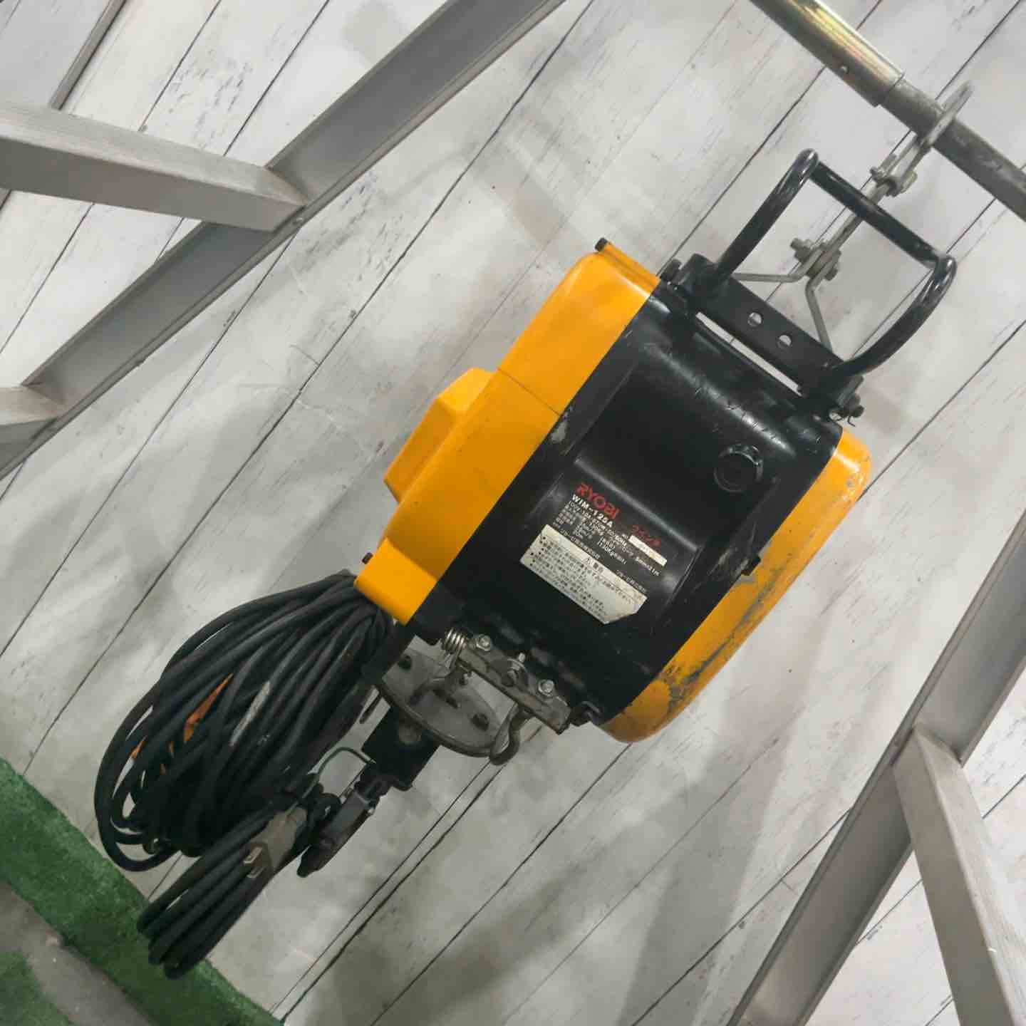 RYOBI 電動ウィンチ WIM-125 最大吊揚荷重 130kg AC100V 50/60Hz 電動 通電確認済み リョービ  札幌市 清田区 平岡 楽天市場】wim125a 電動ウインチの通販