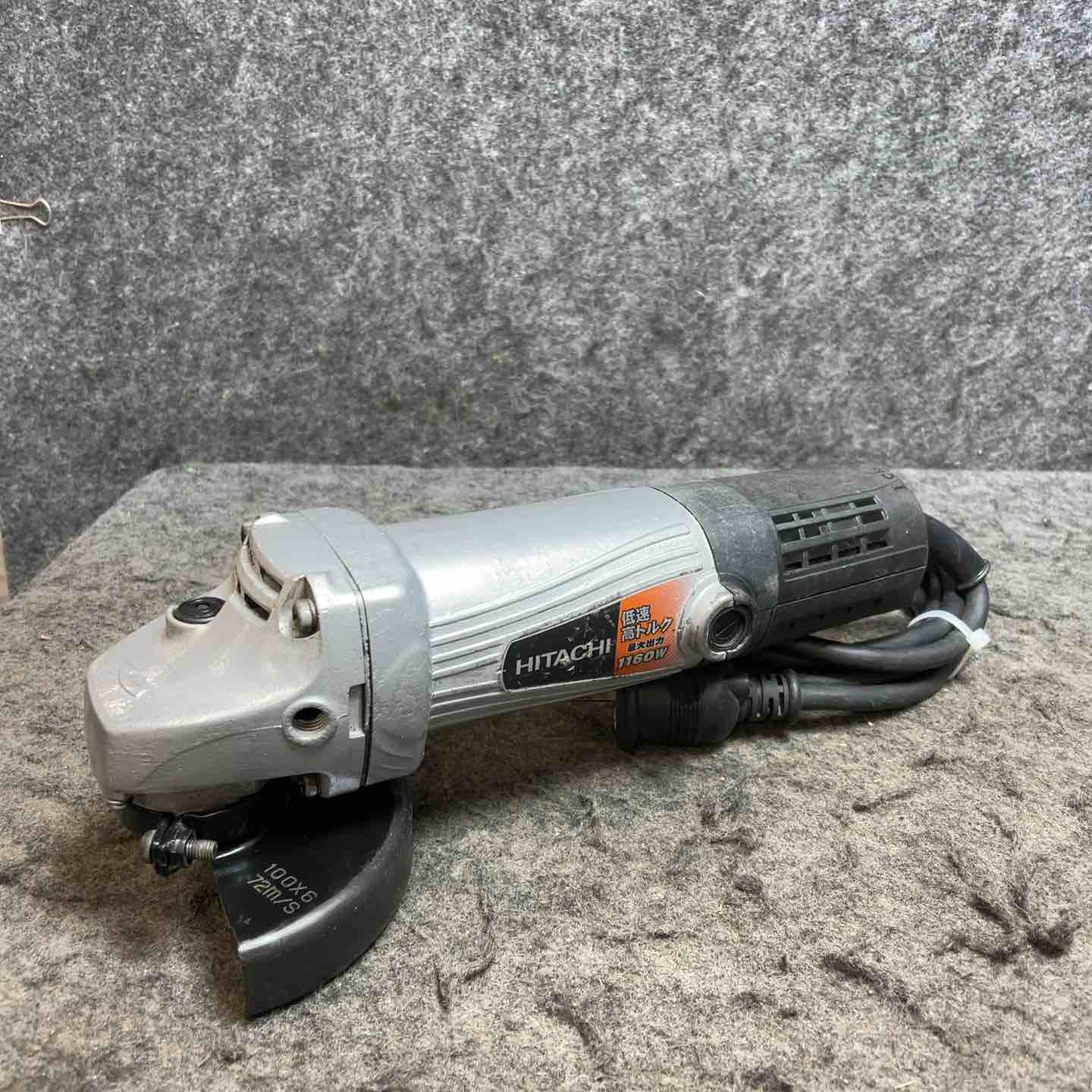 【中古】ハイコーキ(※旧:日立工機) 100mm 低速高トルク形ディスクグラインダー PDH...