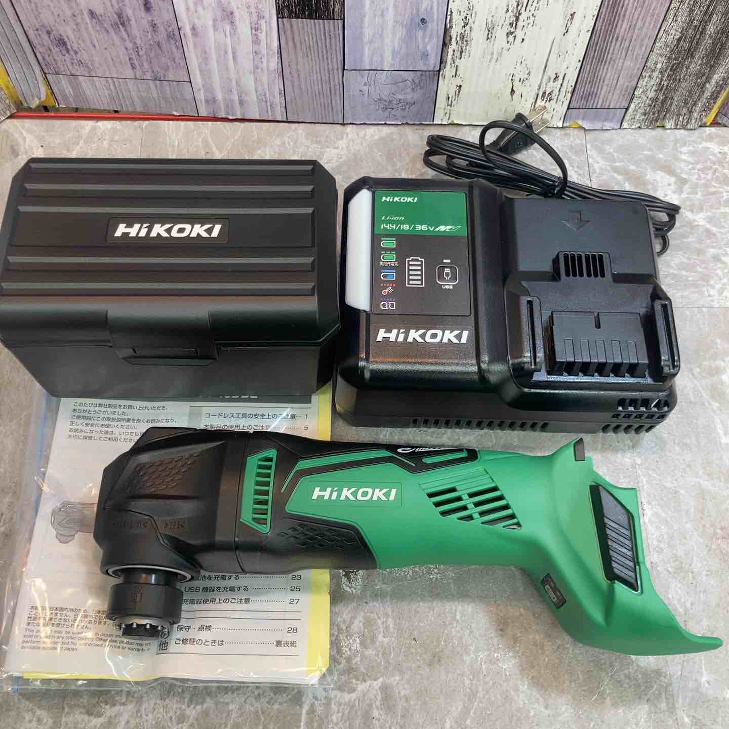 【新古】★ハイコーキ HIKOKI 18V コードレスマルチツール CV18DBL 付属品内容要確【八潮店】