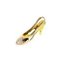 ペンダントトップ パンプスモチーフ ヒール ミュール 18金 18k ピンクゴールド×イエローゴールド レディース ダイヤモンド 0.09ct ジュエリー アクトワン【中古】