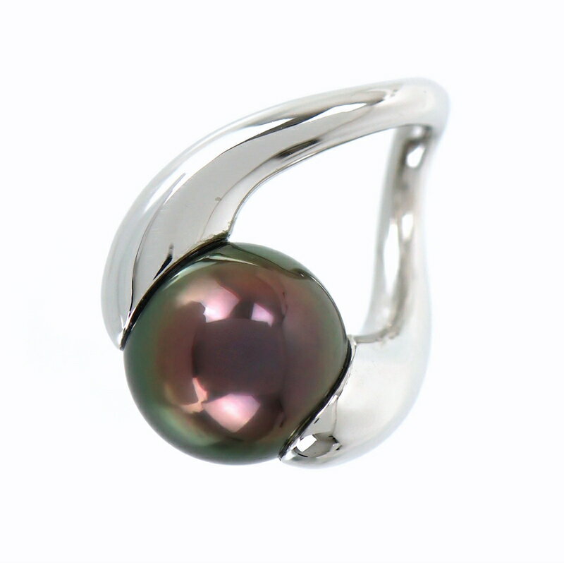 Rakuten - ミキモト ペンダントトップ ブラックパール 黒蝶真珠 10.0mm プラチナ ジュエリー アクセサリー レディース アクトワン【中古】