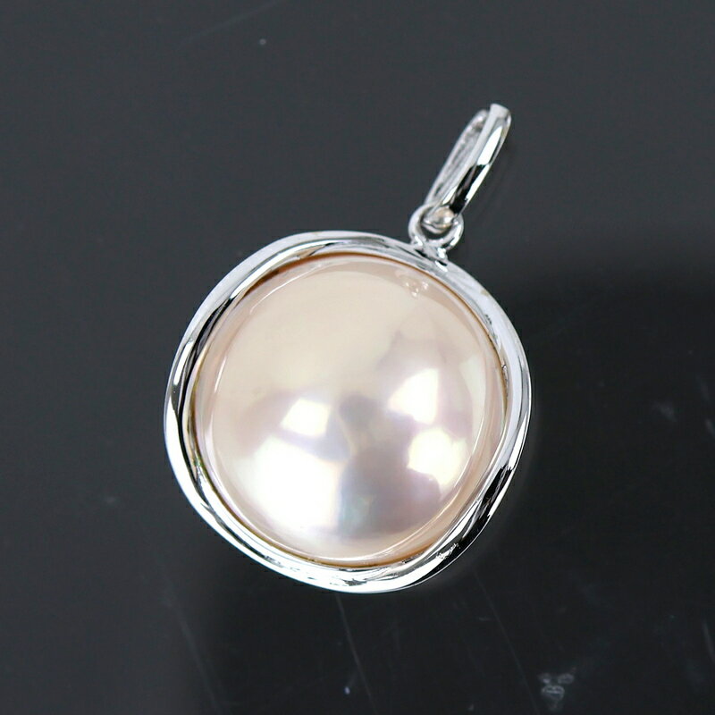 大き目!マベパール の ペンダントトップ 楽天市場】マベパール ペンダント 20mm K18YG パール 真珠 大粒
