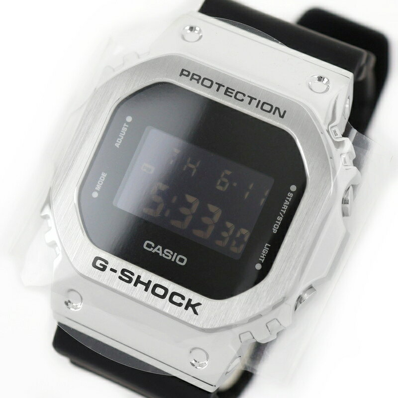 乐天商城 - カシオ Gショック GM-5600U-1JF 5600シリーズ QZ 腕時計 時計 SS×樹脂 メタル スクエア メンズウォッチ デイト ショックレジスト アクトワン【中古】