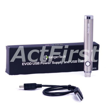 KangerTech EVOD USB パススルー 標準サイズ(650mAh) eGo互換バッテリー