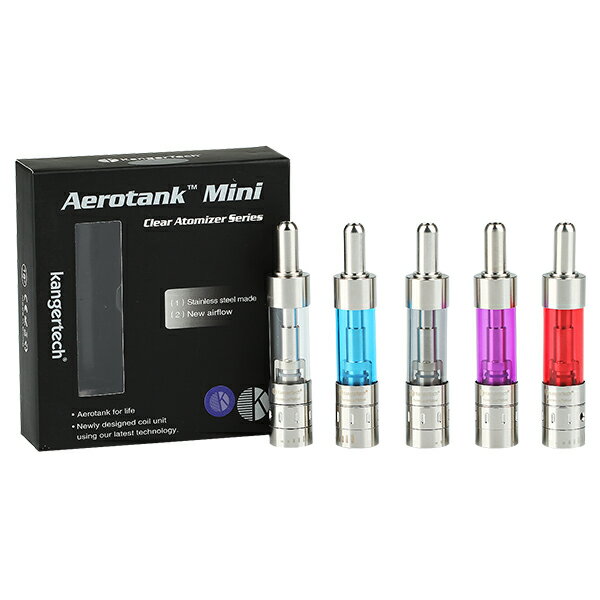 KangerTech Aerotank Mini エアフローコントロール BDCC 1.3ml パイレックスガラスカトマイザー