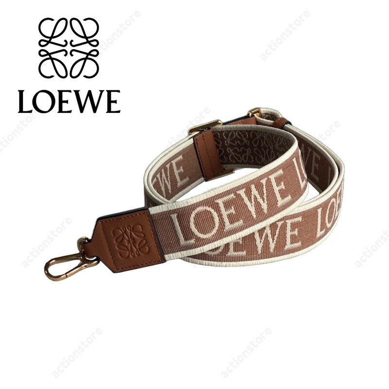 ロエベ バッグ（レディース） LOEWE ロエベ loewe ストラップ レザー Anagram leather-trimmed バッグストラップ プレゼント 人気 新品 レディース バッグ 通勤