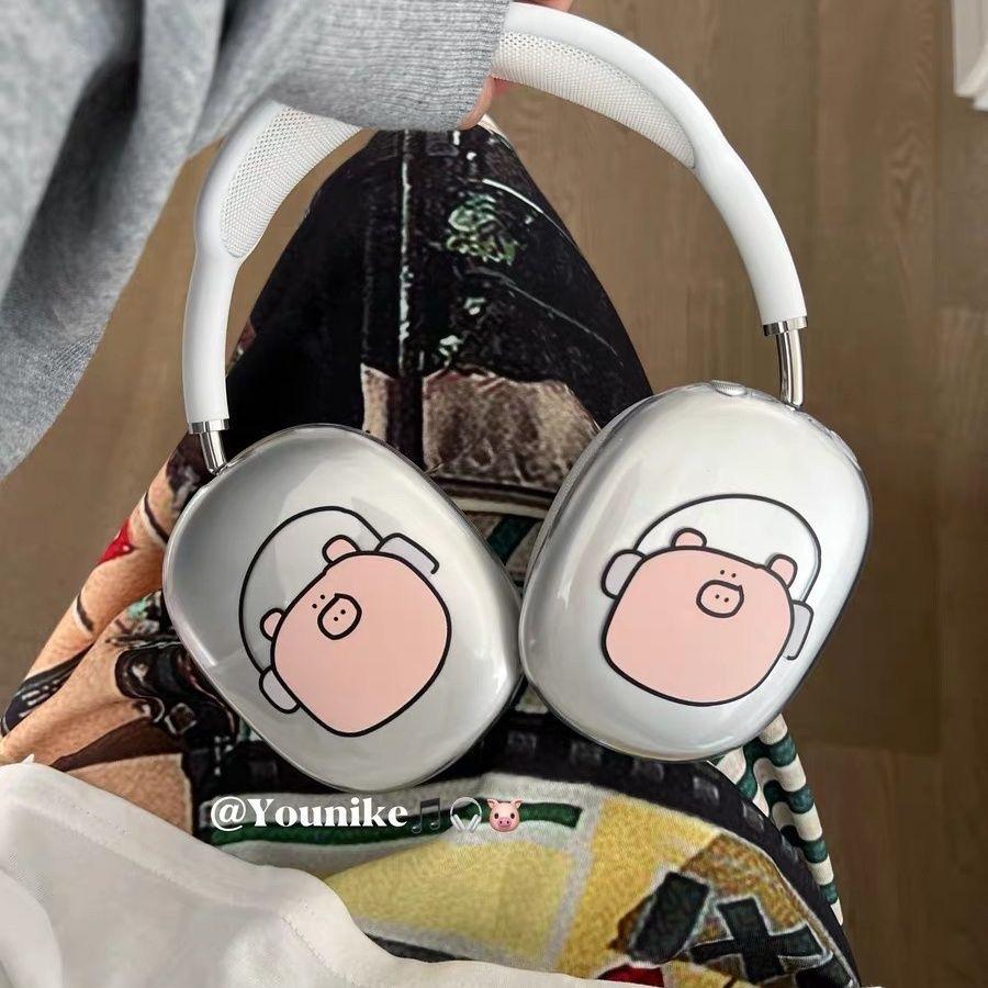 AirPods Max ケース カバー ブタ イヤーカップ 保護カバー 衝撃 吸収 保護 アクセサリー ヘッドホンカバー アップル エアーポッズマックス 収納ケース