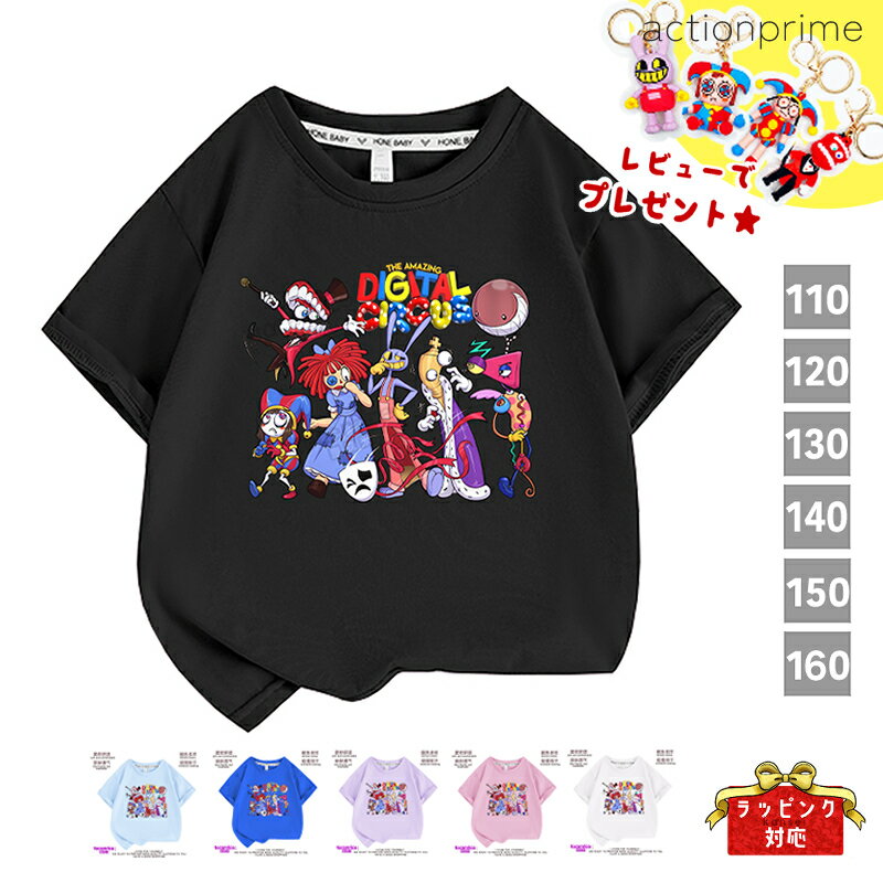 一部即納 当日発送可　シャツ トップス キッズ グッズ アメイジング デジタル サーカス The amazing digital circus デジタルサーカス 夏 春 半袖