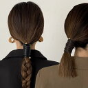 くるくる ヘアゴム ブラック シンプル ハート オシャレ 髪飾り シンプル シュシュ おしゃれ 大人 スプリングゴム ヘアアクセサリー 2024 春 星 シック 上品 puレザー カッコイイ かっこいい シンプル
