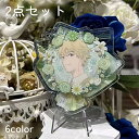 2点 アクリルフレーム ケース ポーチ キーホルダー 缶バッジ アクスタ アクリルスタンド アクキー 痛バッグ 痛バ 保護 カバー 飾り 収納ケース コレクショ...