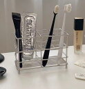 コスメ収納 化粧品収納 洗面台 スキンケア収納 カップ収納 整理簡単 耐久性 おしゃれ 省スペース 北欧ins風 卓上収納棚 キッチン収納 キッチン/風呂場/洗面所/鏡台/デスク 雑物 多機能 シンプル 整理整頓 無機質 韓国風 ステンレス