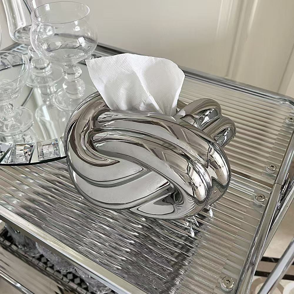 無機質 ボール モダン インテリア ティッシュケース ティッシュ テッシュカバー カバー ケース 陶器 韓..