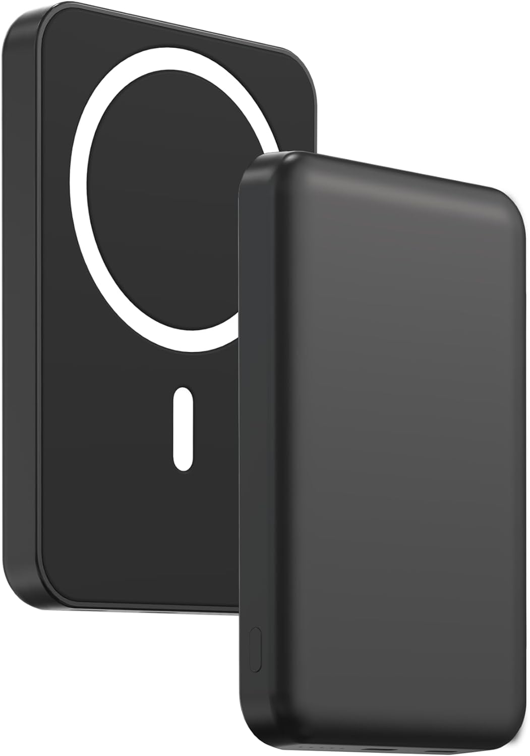 モバイルバッテリー 軽量 小型 10000mAh 大容量 最大20W 急速充電 Type-C ポート入力/出力 2台同時充電可能 LED残量表示 PD&QC3.0対応/PSE技術基準適合 出張/アウトドア/防災/停電対策/緊急用の必携品 MagSafe対応 iPhone 16/15/14/13/12シリーズ専用 ブラック