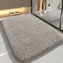 バス用品 速乾 ライトグレー 50×80cm 吸水 お風呂マット 洗える 滑り止め 吸水 ふわふわ 足拭き 浴室 おしゃれ 洗面所 マット 抗菌 防臭 足ふきマット トイレマット 玄関マット 浴室マット バスマット