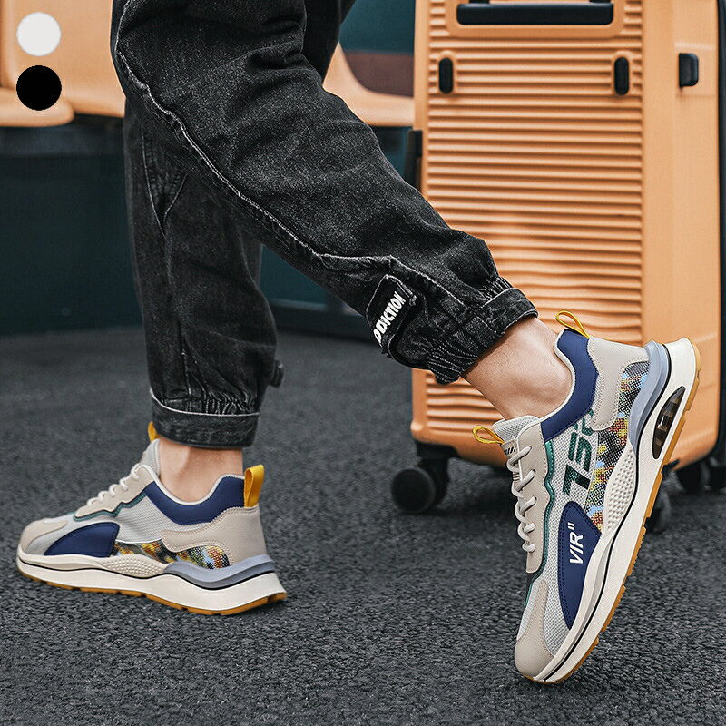 ランニングシューズ フィットネストレーニング カジュアル 男性 すべりどめ かんしょうせい ガス透過性..