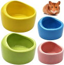 小動物用 フードボウル セラミック 食器 餌やり 水やり 4個セット(4)