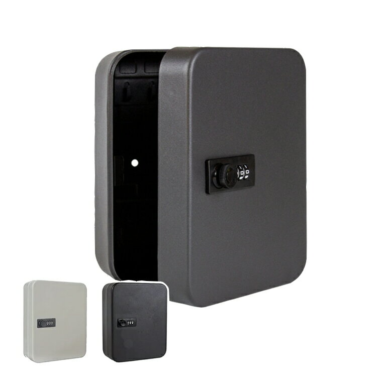 キーボックス 20キー キーケース 壁掛け 暗証番号 鍵 ダイヤル式 鍵管理 オフィス 家庭 専用キーホルダ..